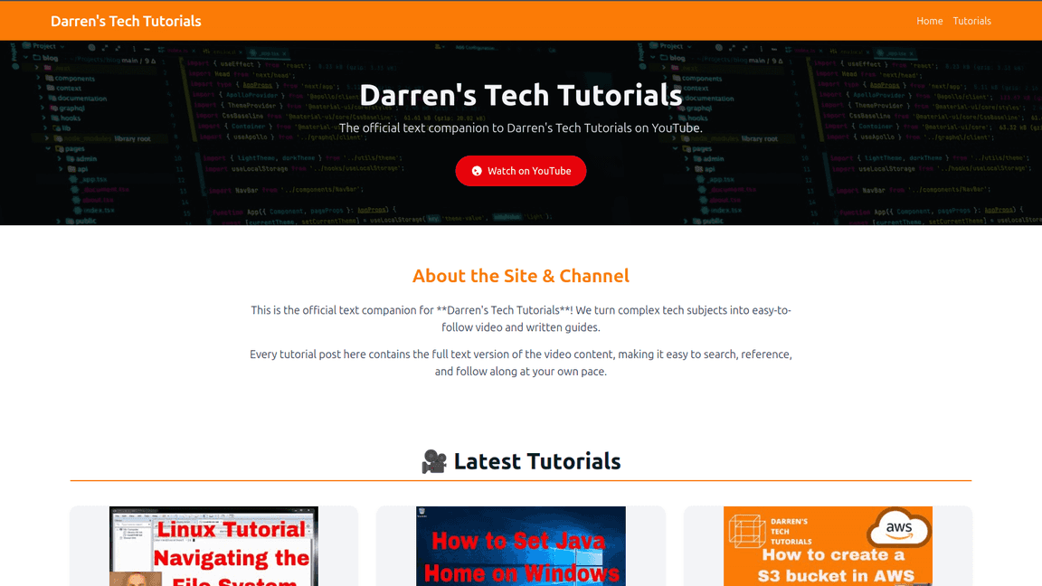 Image for Darren's Tech Tutorials