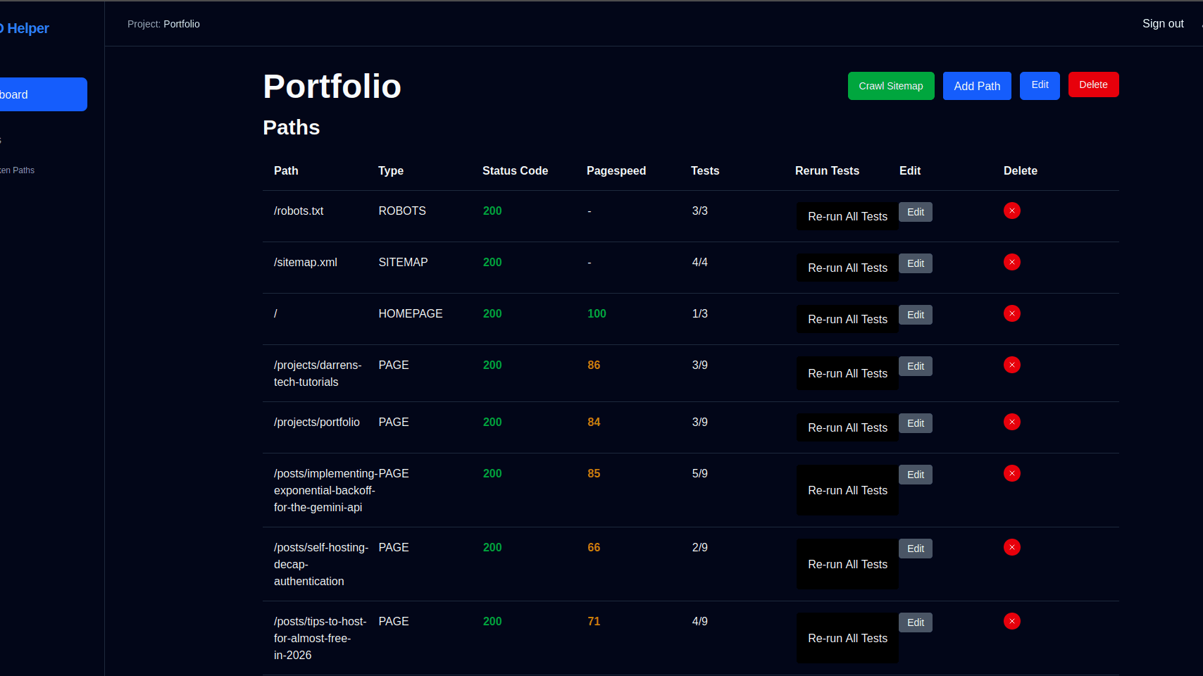My SEO Helper - Technical SEO site analysis hero image