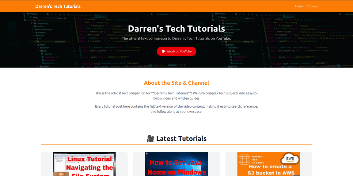 Image for Darren's Tech Tutorials